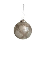 Antique Silver Mercury Glass Ornament