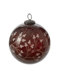 Etched Christmas Ornament