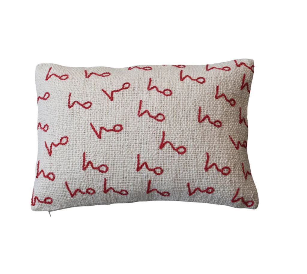 HO HO HO Lumbar Pillow