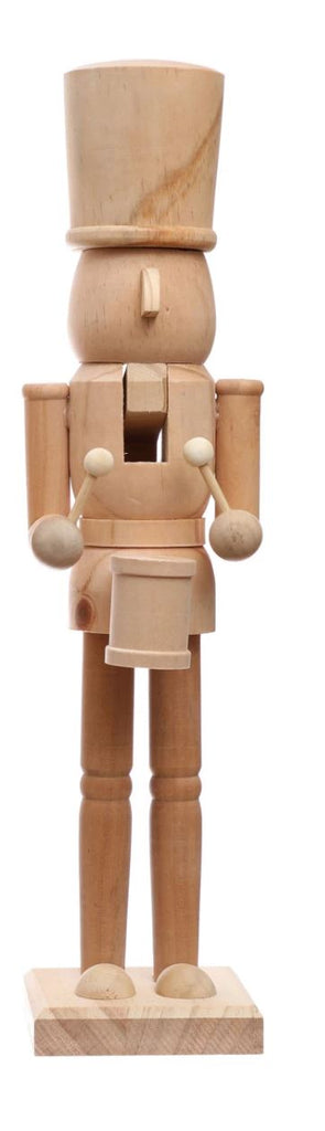 Wooden Nutcracker with Drum