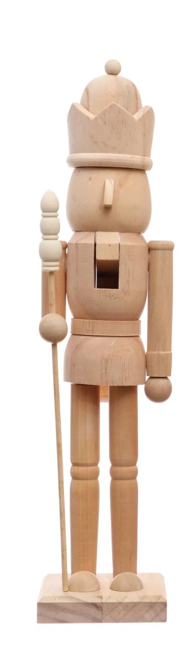 Wooden Nutcracker with Scepter