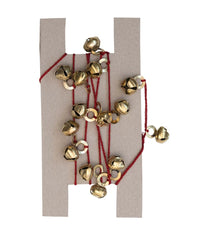 Metal Bell Garland on Red Cord