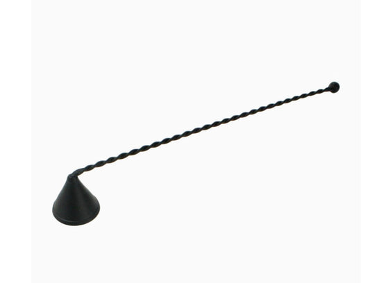 Black Twisted Handle Candle Snuffer