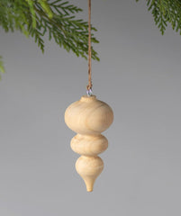 Triple Drop Spindle Ornament