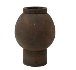 Black Terracotta Vase