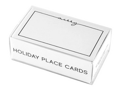 Modern Christmas Place Cards -Set of 36